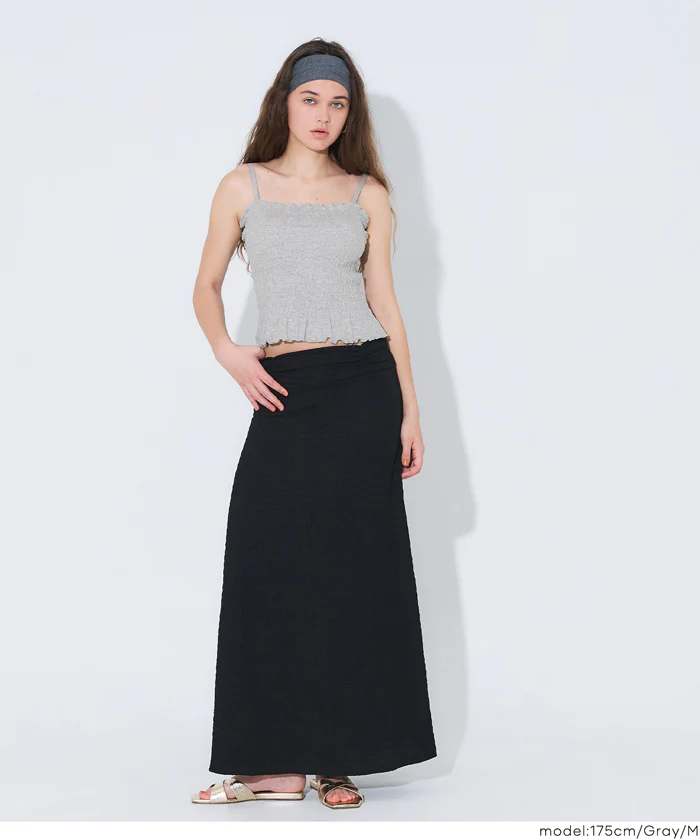 GW限定セール★ OUT BRA カップ付きシャーリングキャミ レディース メール便不可 - Image 9