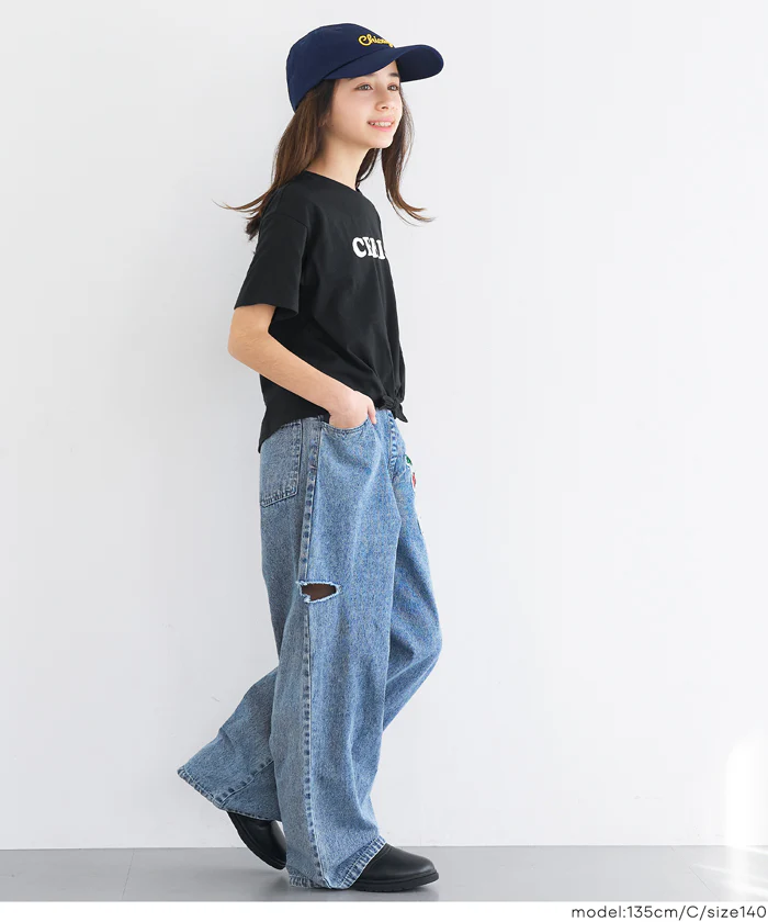 GW限定セール★ 裾リボン結びTシャツ キッズ メール便可 - Image 12
