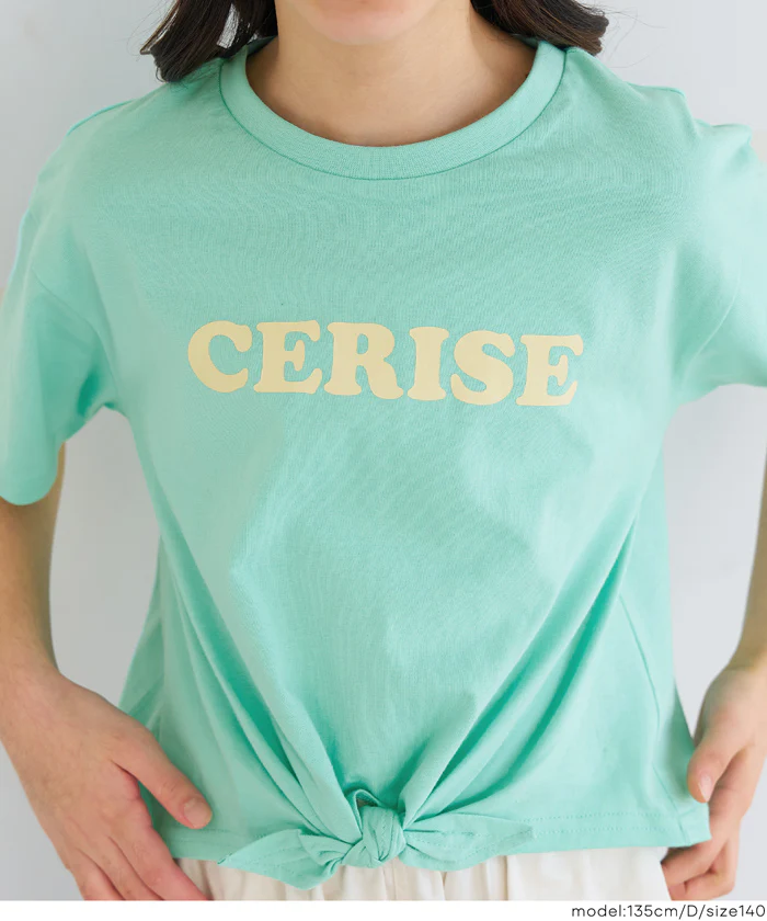 GW限定セール★ 裾リボン結びTシャツ キッズ メール便可 - Image 17