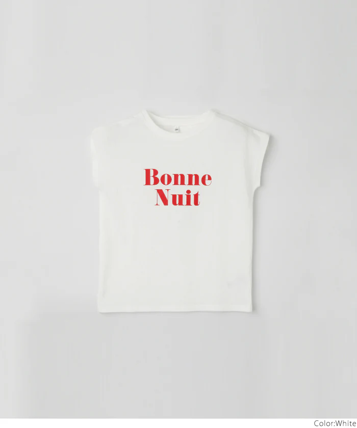 【アウトレット返品交換不可】キッズ 110-140 Tシャツ フレンチスリーブ ロゴ クルーネック 伸縮性 薄手 女の子 子供服 メール便可 - Image 17