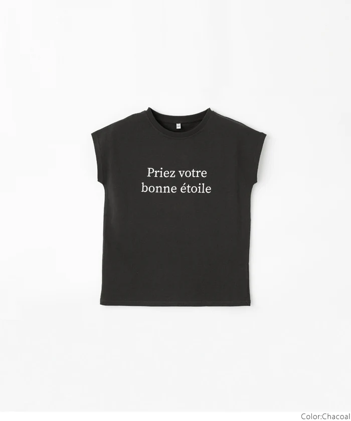 【アウトレット返品交換不可】キッズ 110-140 Tシャツ フレンチスリーブ ロゴ クルーネック 伸縮性 薄手 女の子 子供服 メール便可 - Image 20