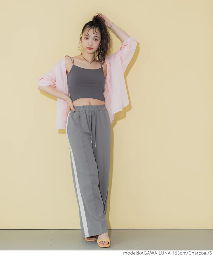 セール★1490円→990円 ブラトップス OUT BRA キャミソール レディース クロップド丈 インナー 肩紐 GC メール便不可 - Image 11