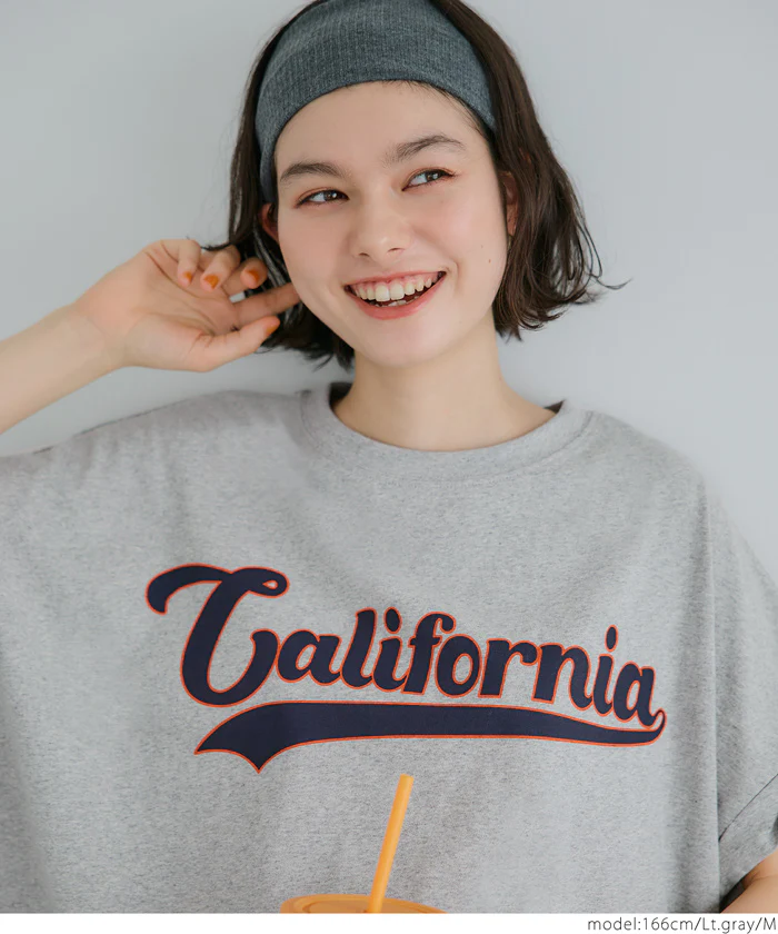 レギュラーウェイトロールアップロゴTシャツ レディース メール便可 - Image 18