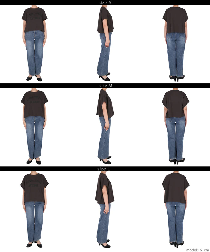 レギュラーウェイトロールアップロゴTシャツ レディース メール便可 - Image 21