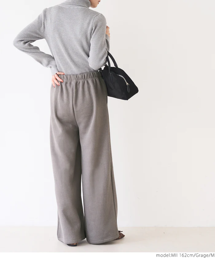 セール★2990円→990円 裏起毛リブパンツ レディース メール便不可 - Image 6