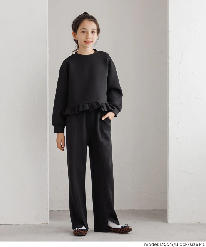 ソフトスウェットスリットパンツ キッズ メール便不可 - Image 3