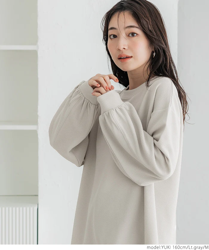 エンボス袖バルーントップス レディース メール便不可 coca コカ - Image 15