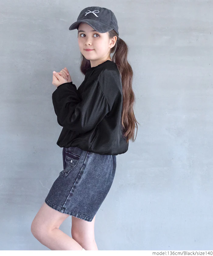 セール★1490円→550円 シアーバルーンシルエットトップス キッズ メール便不可 - Image 9