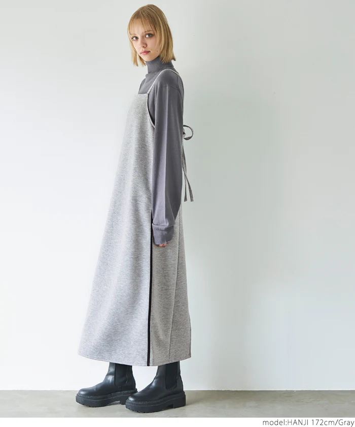 セール★2490円→550円 ソフトスウェット サイドラインキャミワンピース レディース メール便不可 coca コカ - Image 5