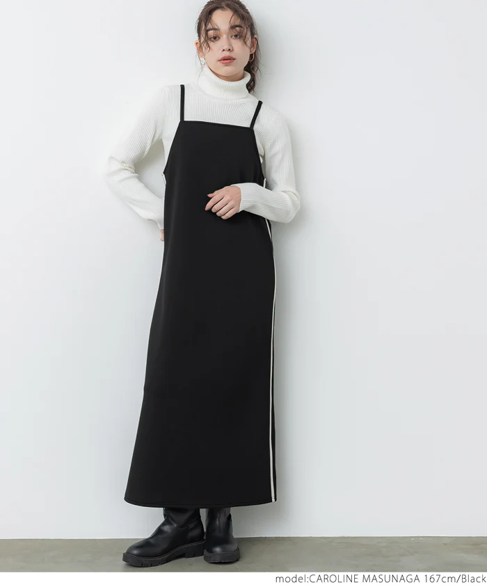 セール★2490円→550円 ソフトスウェット サイドラインキャミワンピース レディース メール便不可 coca コカ - Image 9