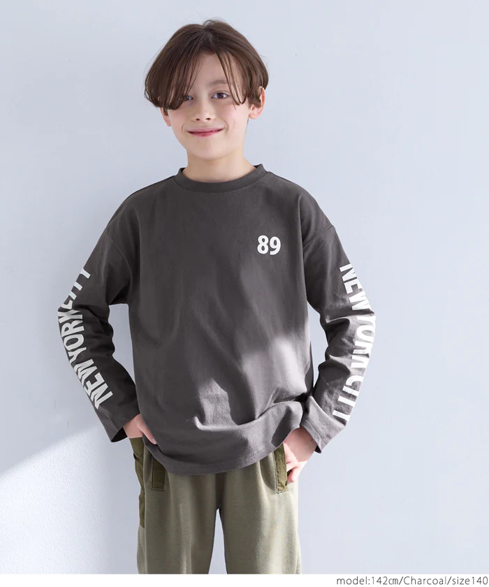 WEB限定セール★990円→550円 袖プリント長袖Tシャツ キッズ メール便不可 - Image 10