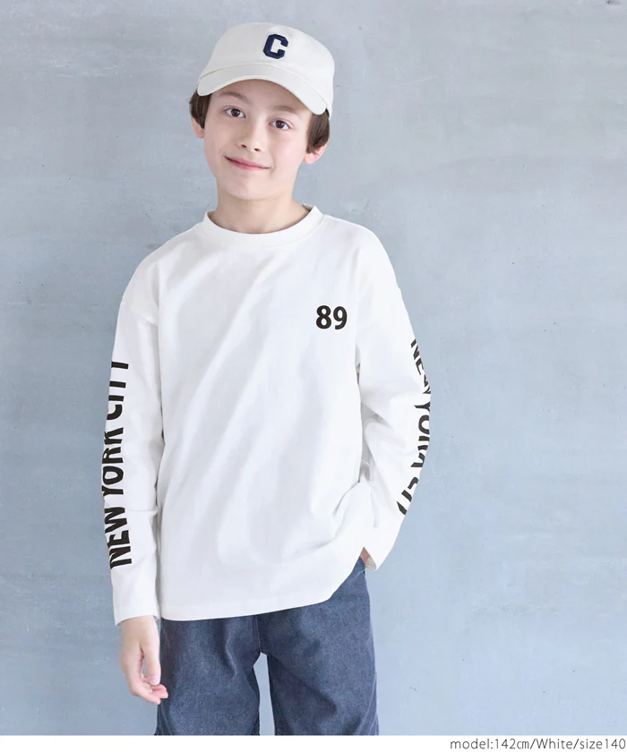 WEB限定セール★990円→550円 袖プリント長袖Tシャツ キッズ メール便不可 - Image 6