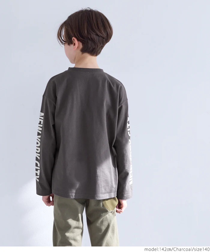 WEB限定セール★990円→550円 袖プリント長袖Tシャツ キッズ メール便不可 - Image 8