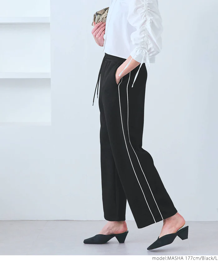 セール★2490円→550円 ソフトスウェットラインパンツ レディース メール便不可 - Image 4