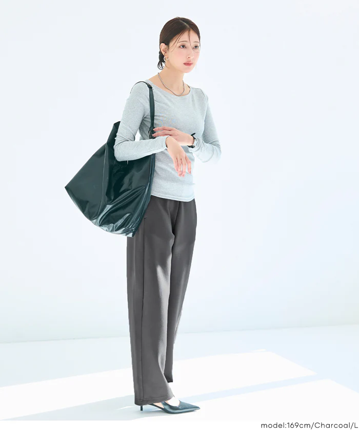 ソフトスウェットカーブパンツ レディース メール便不可 - Image 13