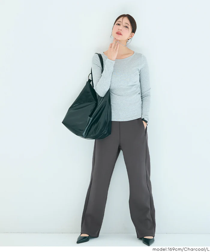 ソフトスウェットカーブパンツ レディース メール便不可 - Image 14