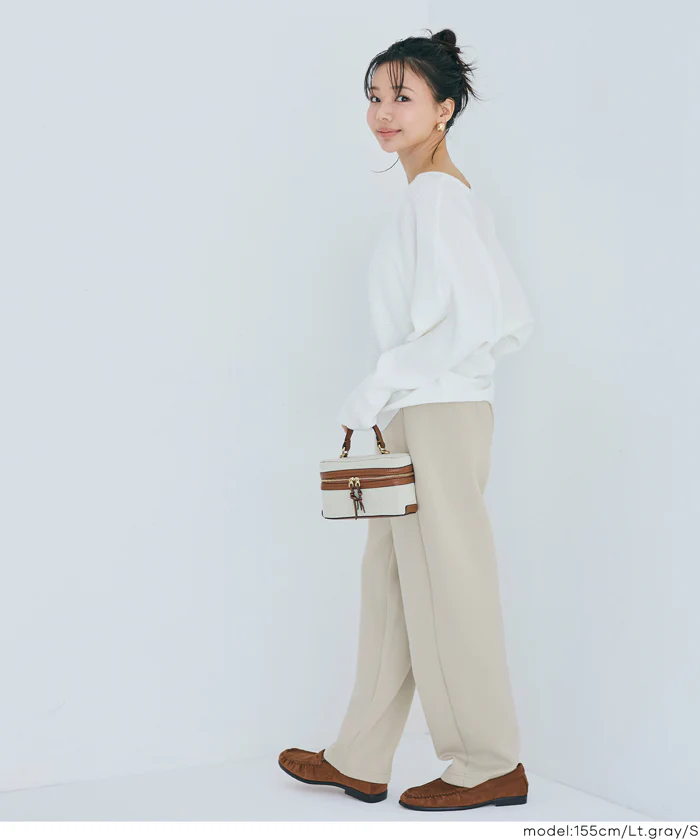 ソフトスウェットカーブパンツ レディース メール便不可 - Image 5