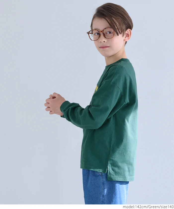 セール★990円→550円 ロゴプリントロングTシャツ キッズ メール便不可 - Image 10
