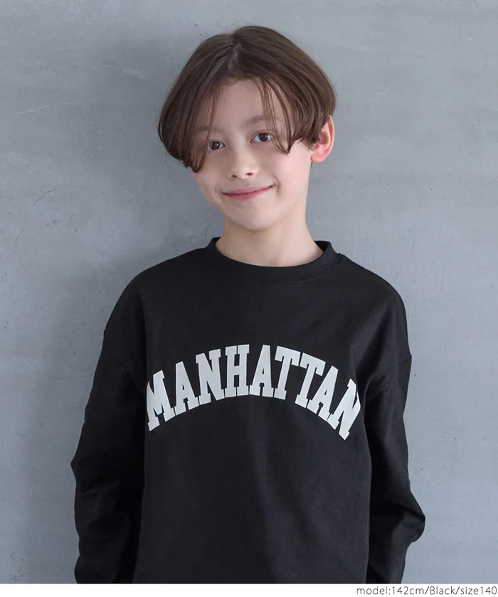 セール★990円→550円 ロゴプリントロングTシャツ キッズ メール便不可 - Image 6