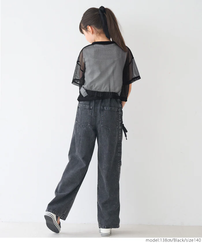 WEB限定セール ★1690円→990円メッシュトップス＆タンクトップ 2点セット キッズ メール便不可 - Image 11