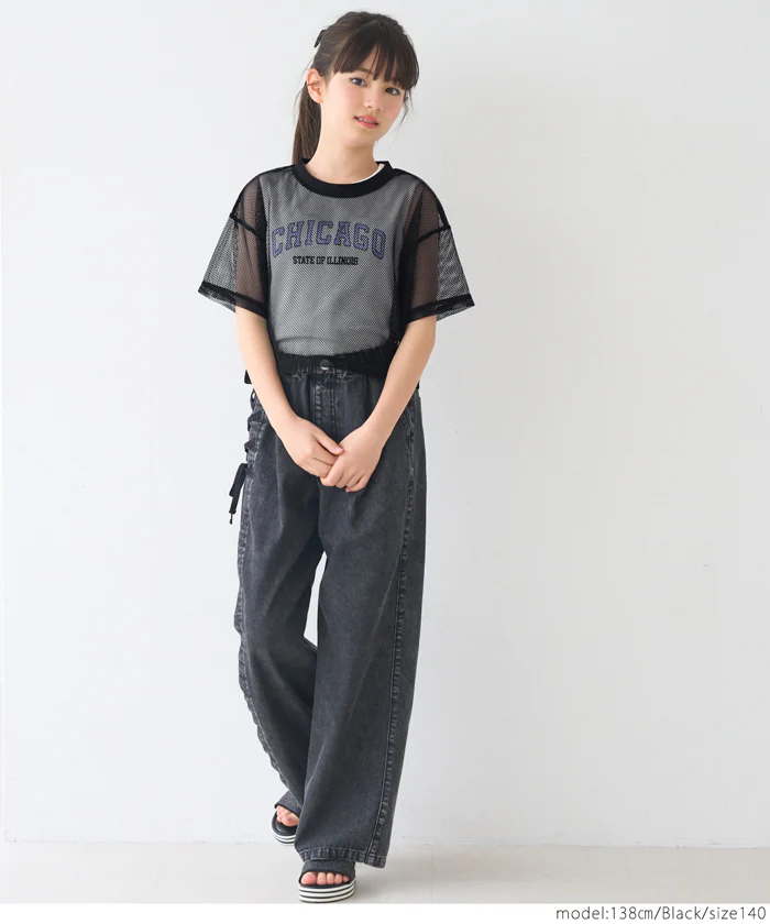 WEB限定セール ★1690円→990円メッシュトップス＆タンクトップ 2点セット キッズ メール便不可 - Image 9