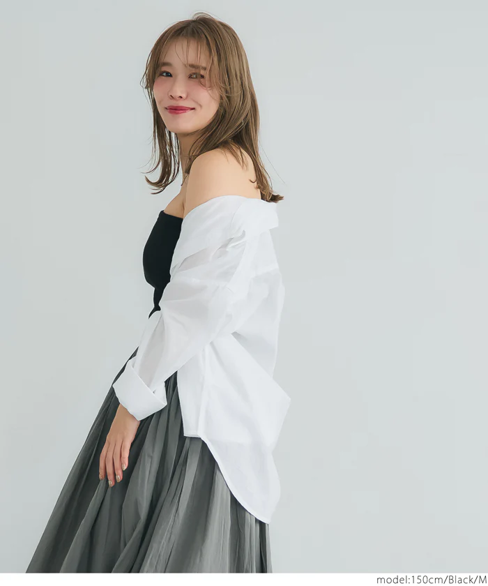 WEB限定セール★1290円→990円 外で着られるブラトップス OUT BRA テレコリブワンショルダートップス レディース メール便不可 coca コカ - Image 15