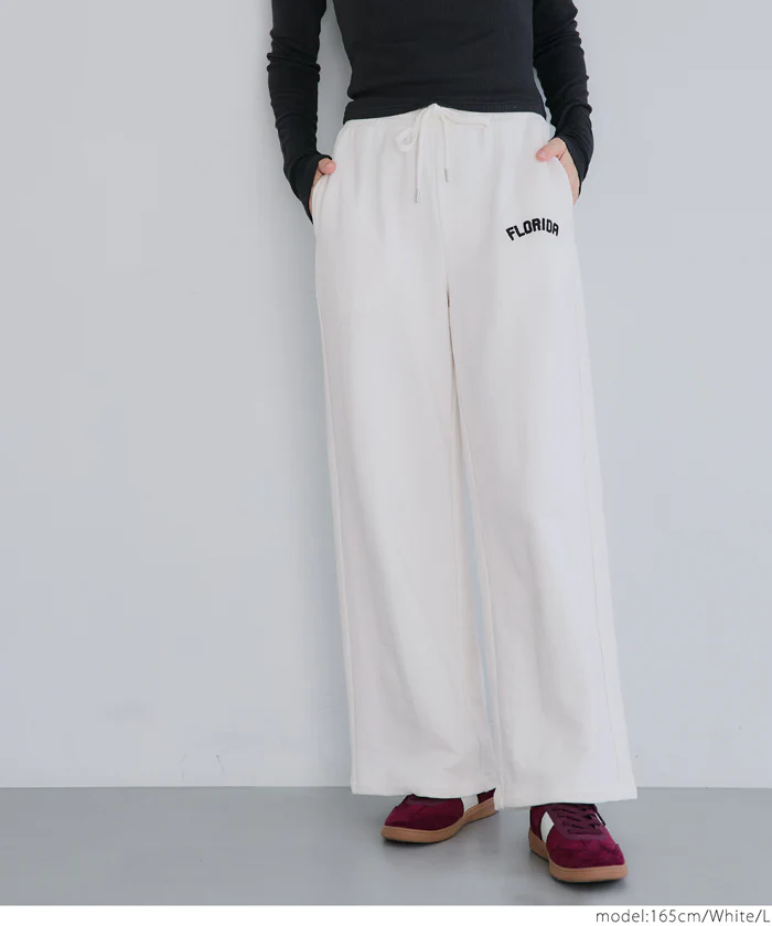 セール★2690円→990円 裏毛ロゴスウェットパンツ レディース メール便不可 - Image 11