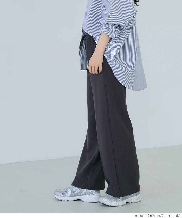 セール★2690円→990円 裏毛ロゴスウェットパンツ レディース メール便不可 - Image 3