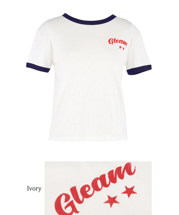 セール★1290円→550円 ロゴリンガーTシャツ レディース メール便可 - Image 11