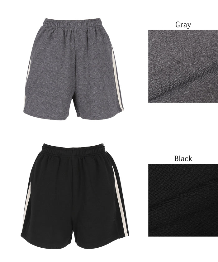 セール★1690円→990円 エンボスラインショートパンツ レディース メール便不可 - Image 16