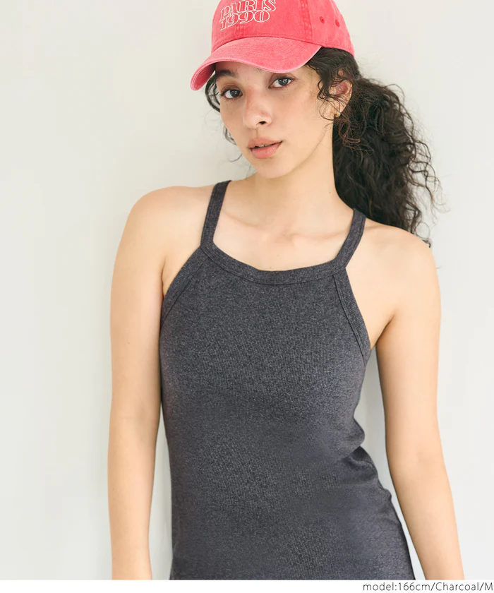 WEB限定セール ★2490円→990円 外で着られるブラワンピース OUT BRA ホルターネックカップ付きワンピース レディース メール便不可 - Image 6