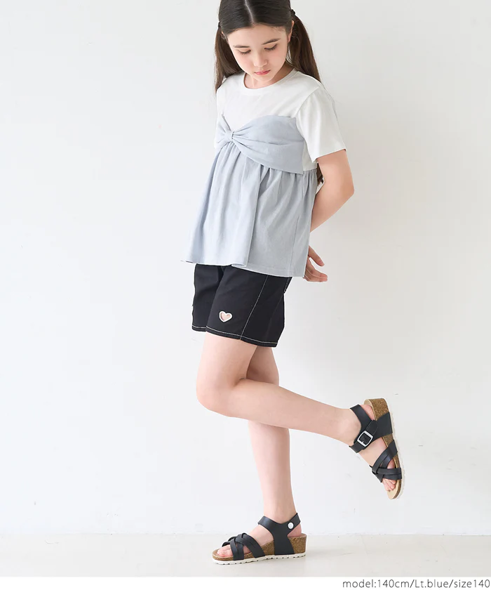 リボンベアトップ風Tシャツ キッズ メール便不可 coca コカ - Image 10