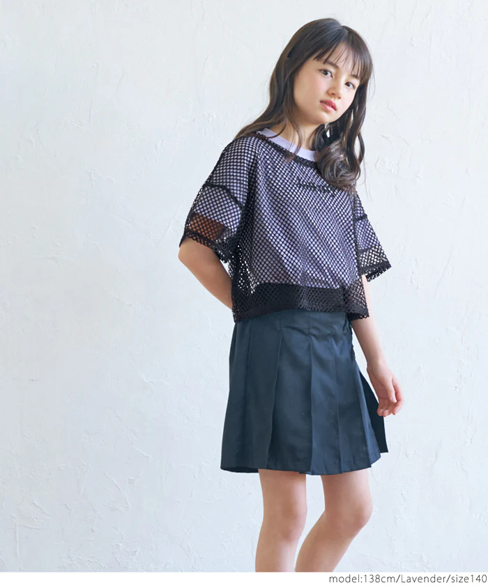 セール★1690円→550円 プリントTシャツ＆メッシュトップス 2点セット キッズ メール便不可 - Image 11