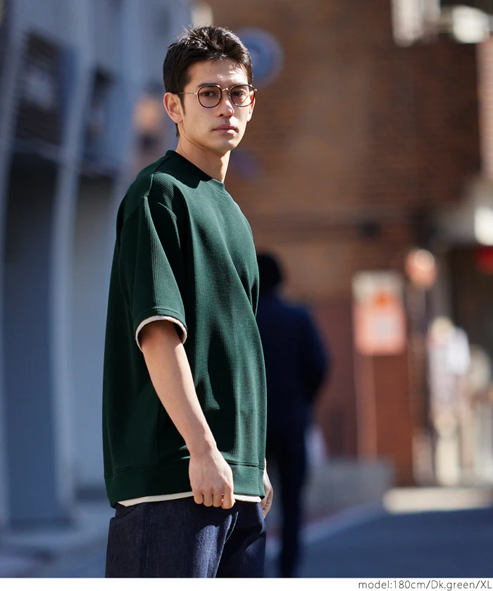 エンボスレイヤード風半袖Tシャツ メンズ メール便不可 coca コカ - Image 15