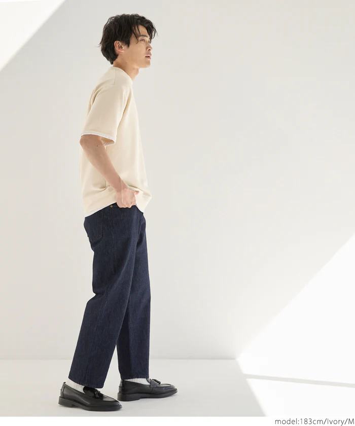 エンボスレイヤード風半袖Tシャツ メンズ メール便不可 coca コカ - Image 3