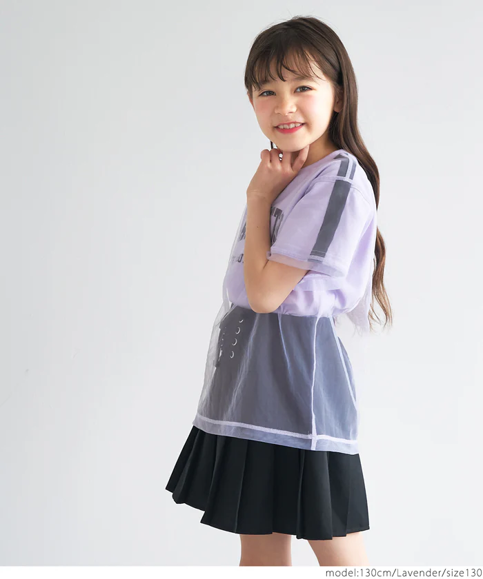 セール★1490円→550円 チュールレイヤードTシャツ キッズ メール便不可 - Image 8