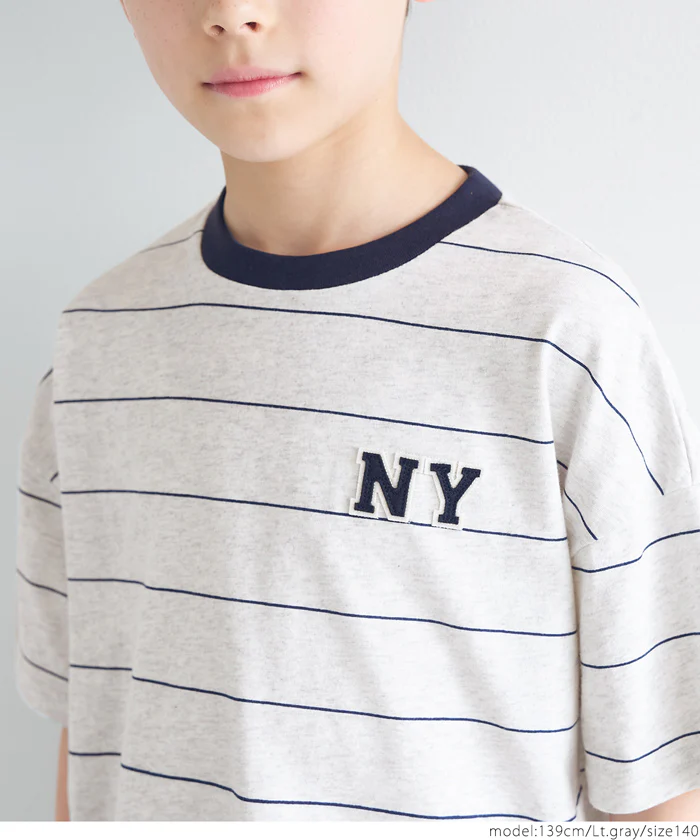 セール★1290円→990円ボーダーワッペンTシャツ キッズ メール便不可 - Image 11
