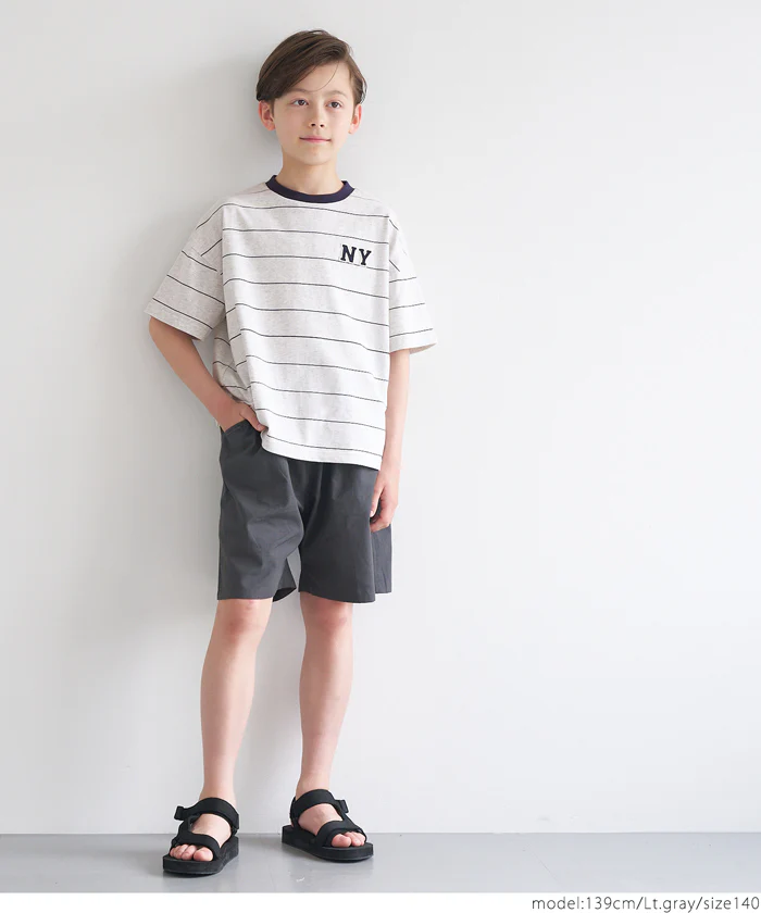 セール★1290円→990円ボーダーワッペンTシャツ キッズ メール便不可 - Image 7