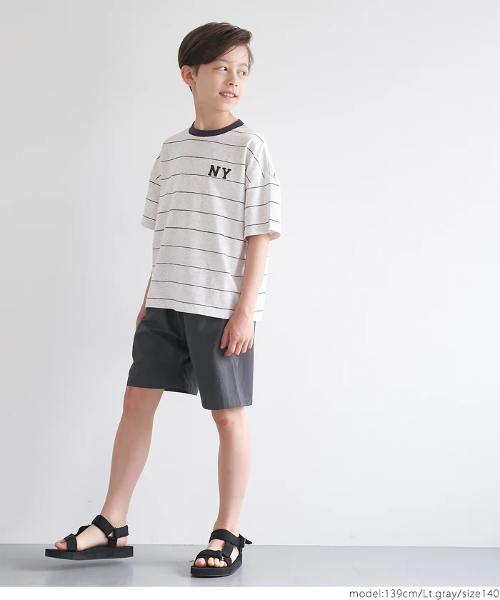 セール★1290円→990円ボーダーワッペンTシャツ キッズ メール便不可 - Image 9