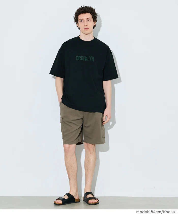 エンボスカーゴハーフショーツ メンズ メール便不可 - Image 11