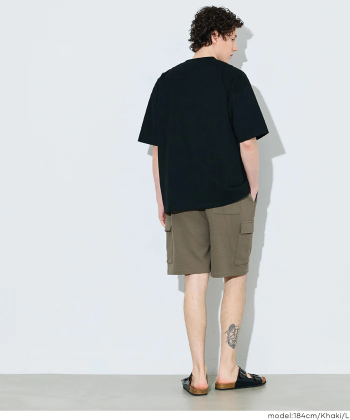 エンボスカーゴハーフショーツ メンズ メール便不可 - Image 13
