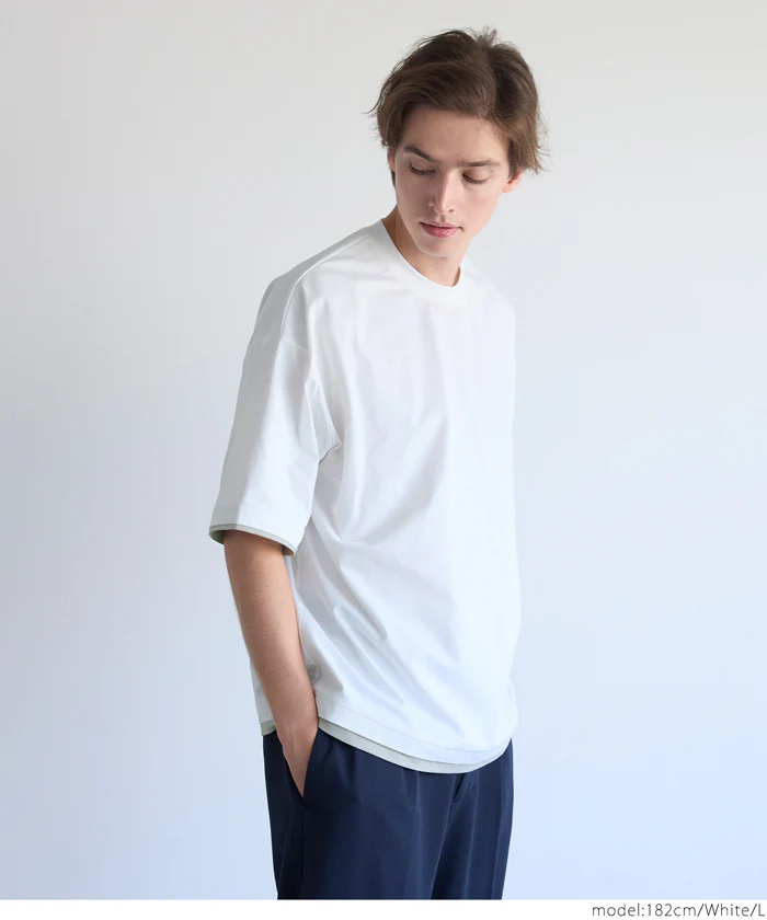 EAZY TEX フェイクレイヤードTシャツ メンズ メール便不可 coca コカ - Image 4
