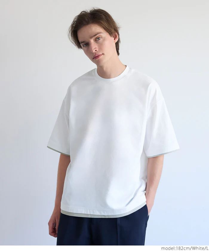 EAZY TEX フェイクレイヤードTシャツ メンズ メール便不可 coca コカ - Image 6