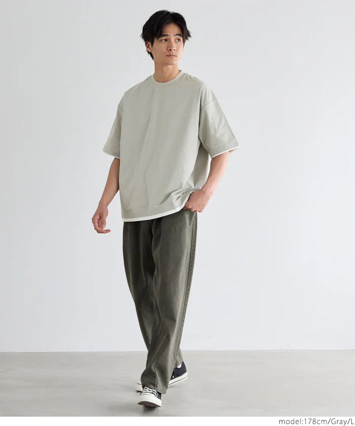EAZY TEX フェイクレイヤードTシャツ メンズ メール便不可 coca コカ - Image 8