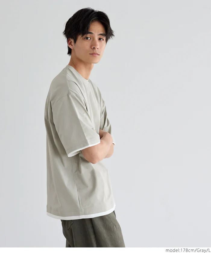 EAZY TEX フェイクレイヤードTシャツ メンズ メール便不可 coca コカ - Image 9
