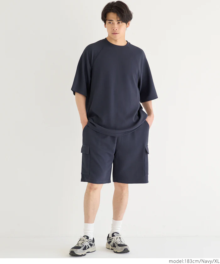 セール★1990円→1490円 エンボスワイドラグランTシャツ メンズ レディース メール便不可 - Image 16