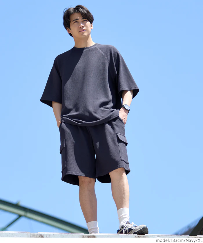 セール★1990円→1490円 エンボスワイドラグランTシャツ メンズ レディース メール便不可 - Image 18
