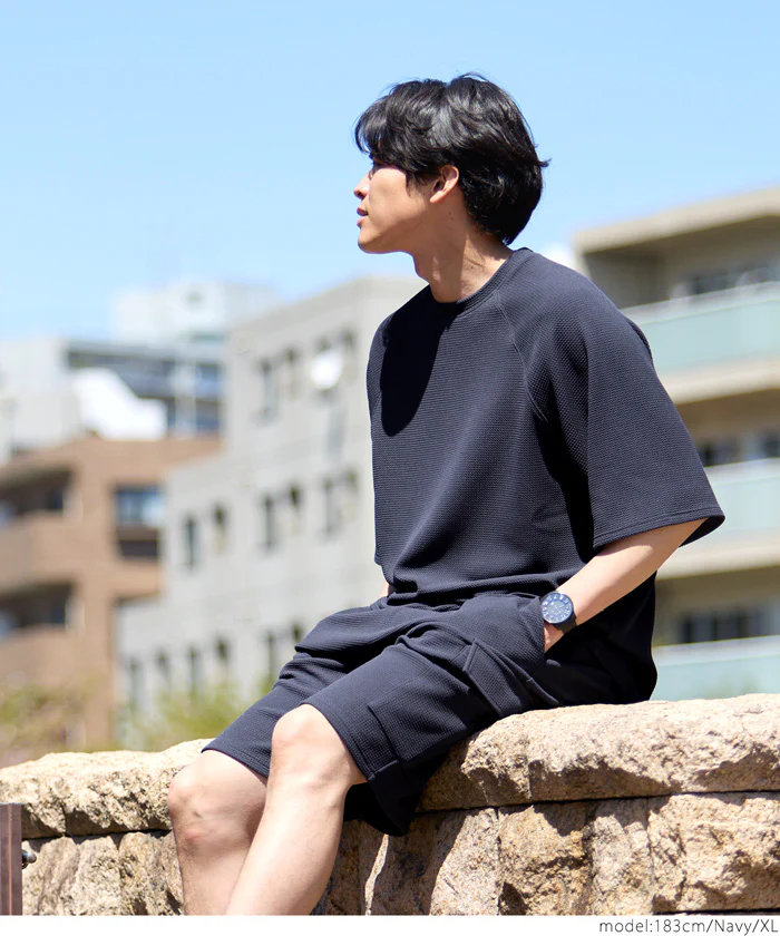セール★1990円→1490円 エンボスワイドラグランTシャツ メンズ レディース メール便不可 - Image 20