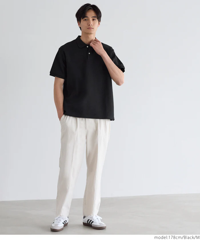 セール★1990円→1490円 ヘビーウェイトカノコポロTシャツ メンズ メール便不可 - Image 10