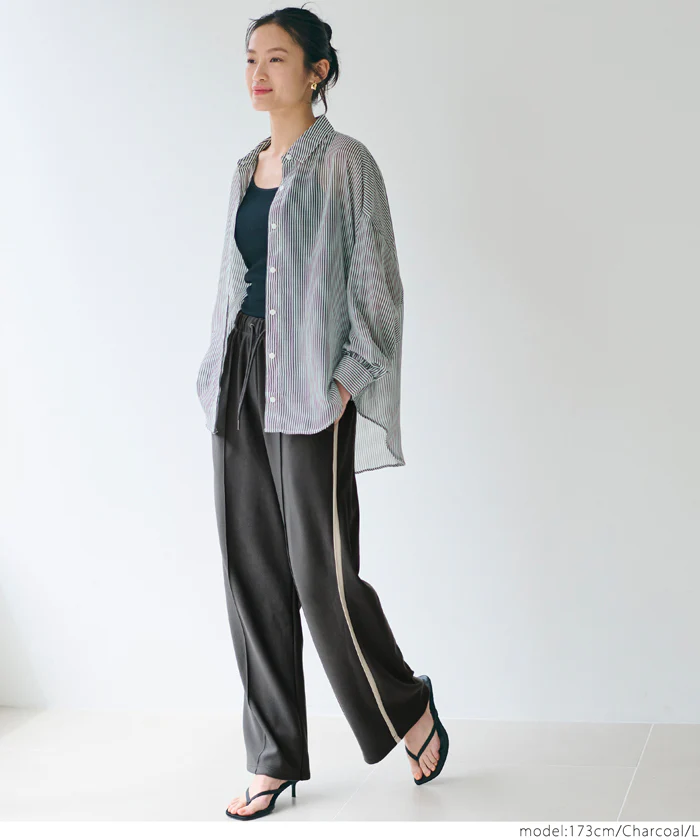 セール★2490円→990円 ジョーゼットラインパンツ レディース メール便不可 - Image 13
